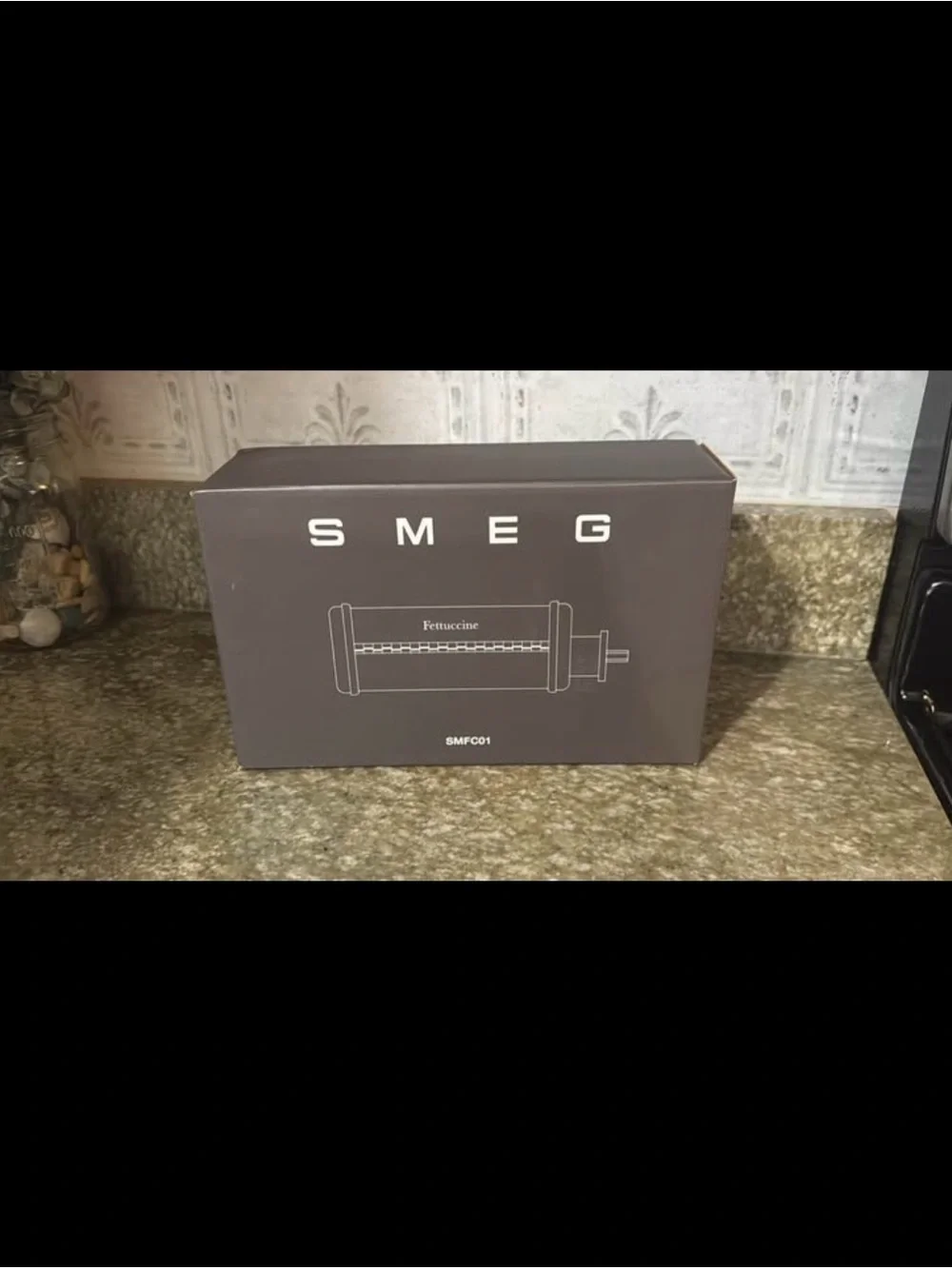 SMEG 🍝 Fettuccine Pasta Cutter Attachment - silver